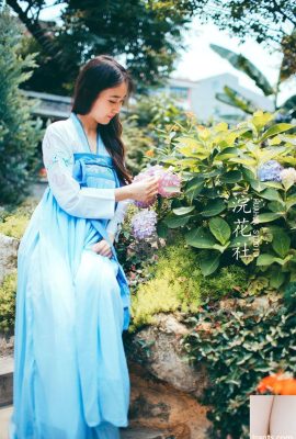 [浣花社]Obras Modelo jovem em estilo antigo Hanfu – Mao Xinyi (45P)