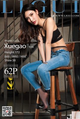 [Ligui Beleza na Internet] 20180414 Modelo Jeans sorvete com salto alto e pernas lindas[63P]