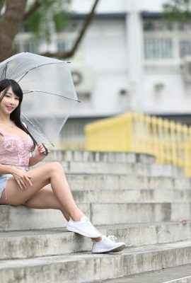 (Coleção online) Linda garota de pernas de Taiwan – Zoe Modelo tão lindo sessão de fotos ao ar livre (88P)
