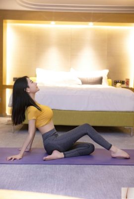 (Coleção online) Linda modelo-Xie Xiaoan XiuRen linda modelo personalizada internamente compra privada imagem original de ioga (102P)