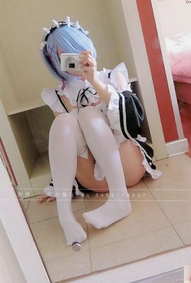 Roujiangdajiba cosplay Rem-ReZero (77P)