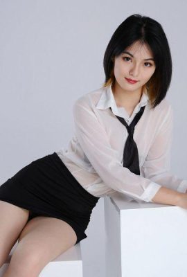 Uma foto de estúdio de uma linda modelo chinesa com cabelo curto e fresco, lindas curvas e corpo de jade natural – Xiaoyu (33P)