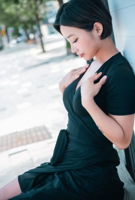(Booty Queen) Garota coreana de cabelos curtos dá às pessoas uma sensação inexplicável de frescor (44P)