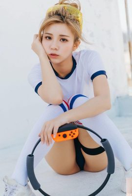 Garota gostosa (Xiaomien Mina) ensina como jogar Switch (10P)