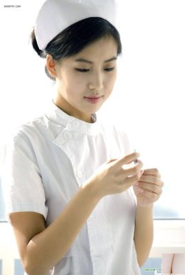 (Fotografia privada da modelo Lu) A tentação da enfermeira Modelo chinês-Você você (50P)