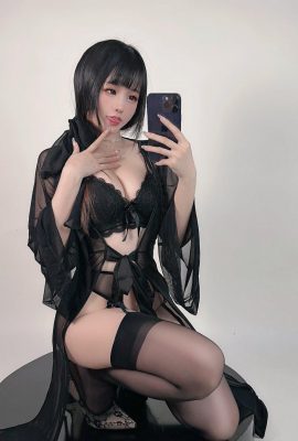 (Coleção online) Garota do bem-estar Miko Jiang “Black Silk Transmission” exclusivo VIP (24P)