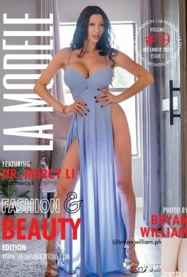 A onda 38G de Cingapura “Li Linglin” aparece na capa da revista “La Modèle”
