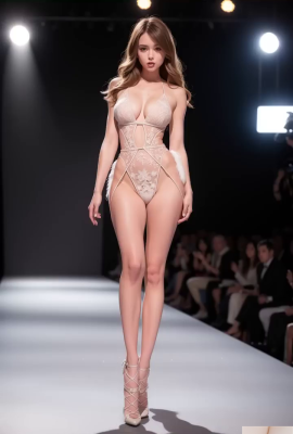 Show de roupas íntimas de beleza ocidental 10-1