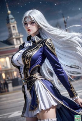 (Ai gerou) os sem pares tangmen ling luochen White Hair 1