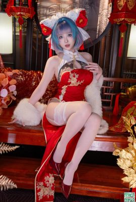 (Coleção na Internet) Garota do bem -estar Yuno Shimizu “Chichou Ano Novo Cheongsam” VIP exclusivo (73p)