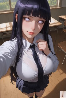 Naruto – Hinata (AI gerada)