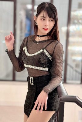 “Lu Xiaoqing” tem uma cintura sexy e um olho sexy comendo sorvete (10p)