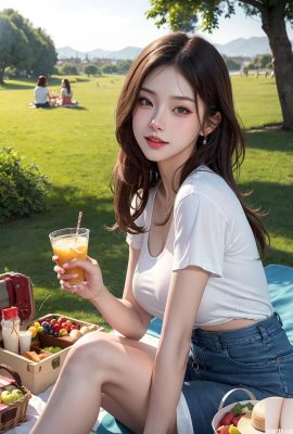 Faça um piquenique com as meninas