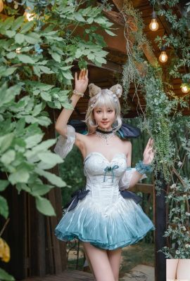 (Coleção online) Nnian todos os anos cosplay Lynette – Impacto Genshin (64P