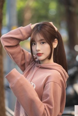 “YUN” A beleza temperamental não consegue esconder seu corpo quente (10P)