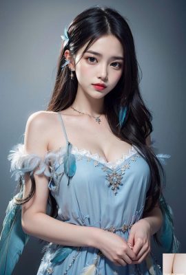 ★PATREON★ (AI Kaori) Conjunto 1 – Roupa íntima Azul