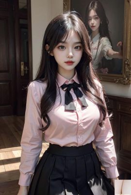 ★PATREON★ (AI Kaori) Conjunto 1 – Garota com camisa rosa