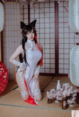 Nisa – Azur Lane Atago Cheongsam do próprio cão (22P)