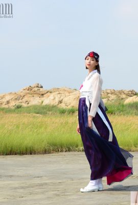 (Conjunto de fotos) (Desenvolvimento do modelo coreano) EUNJEONG “Hanbok” (200P)