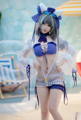 (Coleção on-line) Bangni Bangni cosplay Maiô Cheshire – Azur Lane (86P)