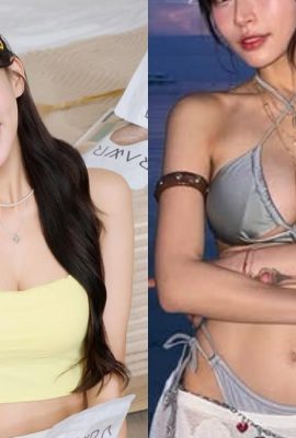 Lin Xiang está tão animado! Vestido de renda branca como a neve + jaqueta linda, internautas elogiaram: A princesinha está aqui! (11P)